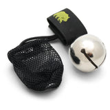 Coghlan's Magnetic Bear Bell with Silencer, Silver - Hiking Safety Gear for Wildlife Alert, Adjustable Strap, Easy Magnetic Sile