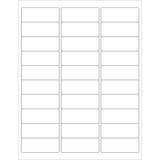 Tape Logic 2 5/8 x 1 White Weather Resistant Shipping Address Labels, for Laser & Inkjet Printers, Permanent Adhesive, 8 1/2 