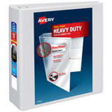 Avery Heavy-Duty View 3 Ring Binder, 4 Inch One Touch EZD Rings, 780-Sheet Capacity, 4.5 Inch Wide Spine, Customizable Clear Cov