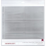 American Crafts 76728 12 x 12-inch 3-Ring Album Photo Protectors by We R Memory Keepers | 10 pack