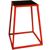 JFIT Plyometric Jump Box - 24, Red/Black
