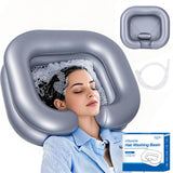 Inflatable Shampoo Basin for Bedridden and Disabled,Portable Shampoo Bowl for Injured, Hair Washing Basin for Childred,Pregnant 