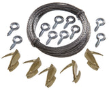 Hillman, Pack of 1, BrassPlated 122396 Cobra Medium Wall Biter Picture Hook Hanging Kit 15LBS20 LBS, 16Pieces
