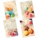 Craftangles Decoupage Paper Pack Macarons (A4) 4 Sheets