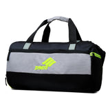 Synco All Rounder Bag (28L Water Resistant Sports Duffel Gym Bag) For Men & Women With Shoe Compartment & Yoga Mat Holder (Black