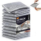 Solitude 12 Pack Double Layer NonScratch Wire Dishcloth, Steel Scrubber for Utensils Cleaning, Multipurpose Wet and Dry Cleanin