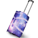 Choco Mocha Girls Galaxy DarkPurple Suitcase with Wheels Kids Purple Rolling Duffle Bag for Camping Teen Girls Toddler Luggage B