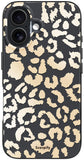 SCORPIFY for iPhone 16 Case [Compatible with MagSafe] with Matte Skin Tone Leopard Print Design, Cute Black Cheetah Magnetic Pho