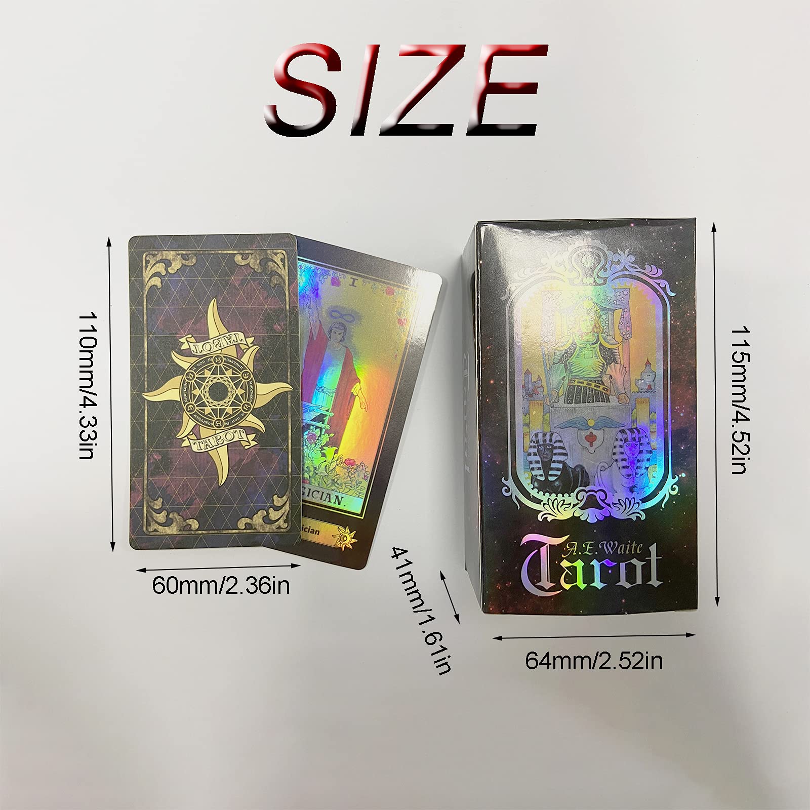 IXIGER Tarot Cards,Tarot Cards with Guide Book,Tarot Deck,78 Classic Tarot Deck,Tarot Card Deck with Guide Book and Gift Bag,For