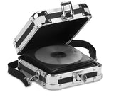 Vaultz Locking CD Case Holder - 24 Disc Storage Capacity, 2.5 x 6.25 x 7 Inch Portable DVD Case Holders w/Carrying Handle - Lock