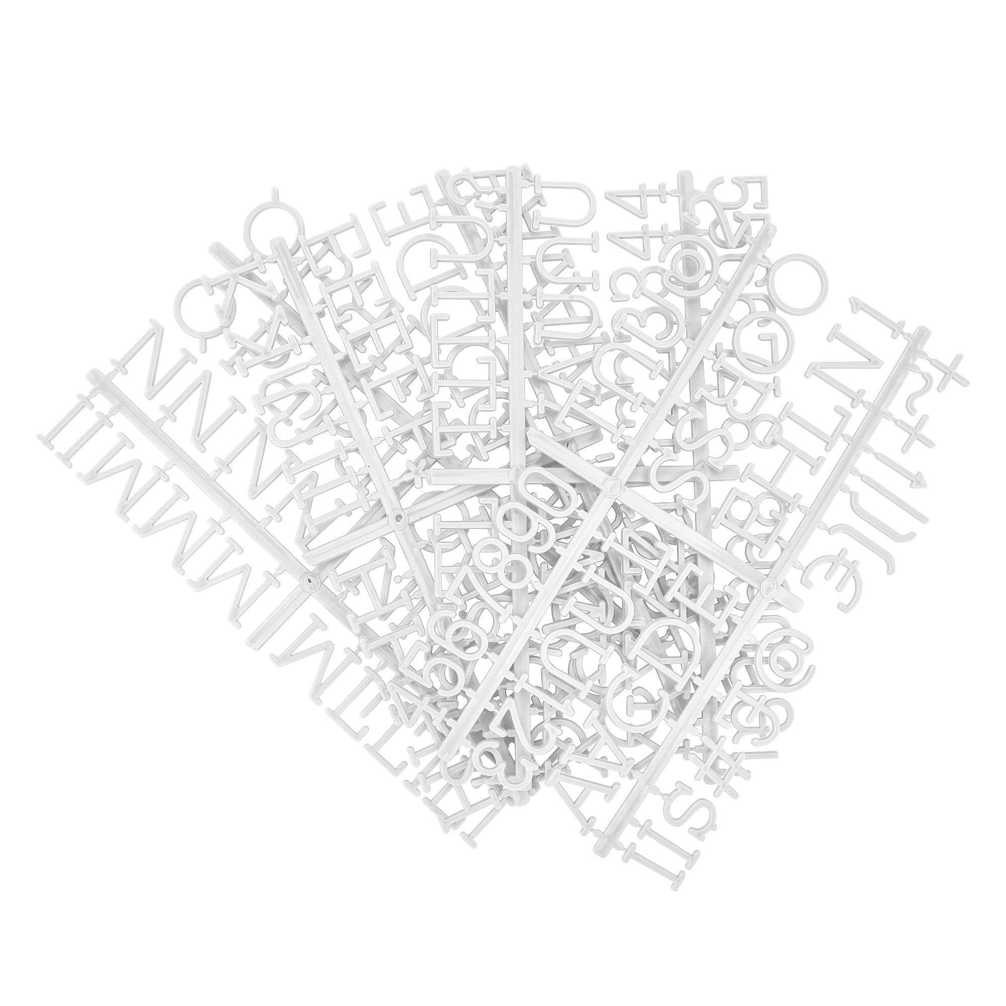 1 Inch Letters for Flet Letter Board,188 Pieces Including Letters, Numbers & Symbols for Changeable Plstic Letter Board by Veska