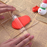 MERISHOPP 20cm Acrylic Rolling Pin Rod Bar Clay Dough Roller Sculpey Polymer Clay Sculpture Tools Art Craft Accessory Baking Cak