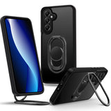 Shields Up for Samsung Galaxy S25 FE Case with Stand, Galaxy S25 FE Case with Double Ring Holder [Adjustable & Foldable] Protect