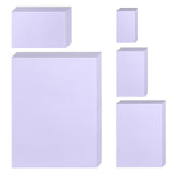 Silunkia 100 Sheets Purple Cardstock 5 Assorted Size Craft Paper, 200gsm/75lb Premium Card Stock Printer Paper for DIY Cards Mak