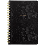 Mead Spiral Notebook 6inch x 9inch, 160 Pages, Hardcover, West Village, Black (WV0058F)