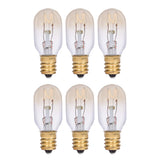 Simba Lighting T6.5 25W Replacement Bulb (6 Pack) for Himalayan Salt Rock and Basket, Plug in Aromatic Wax Warmer, Night Light, 