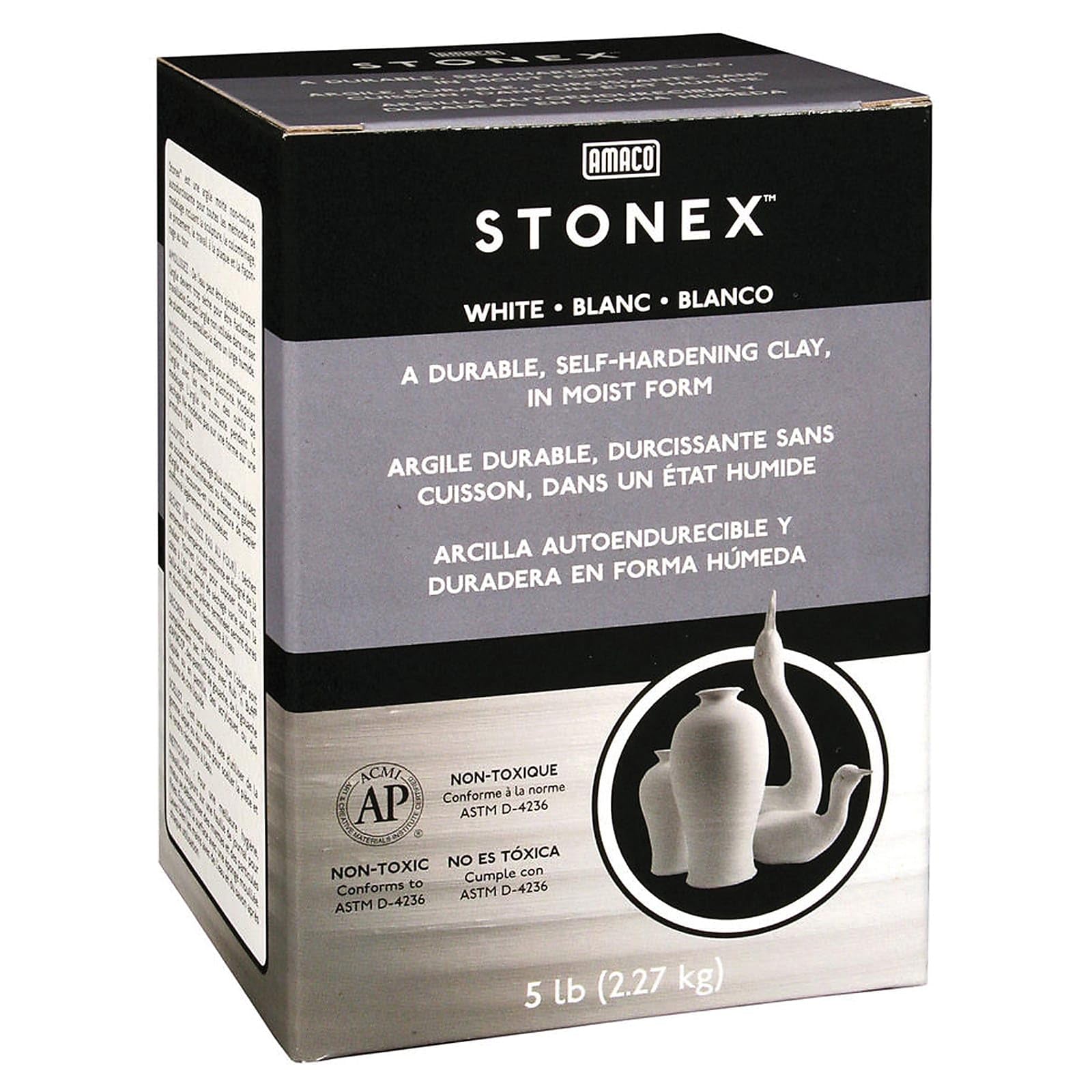 Amaco Stonex™ Self-Hardening Clay, 5 Lbs.