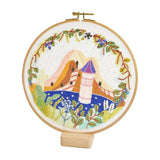 Merishopp Funny Embroidery Starter Kit Bamboo Embroidery For Beginners Adults Style 2