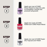 Cake Polish Super Dry Quick Dry Top Coat Nail Polish 0.5 fl oz