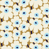 MARIMEKKO Beige Pieni Unikko Peel & Stick Wallpaper, Yellow (MKS4495)