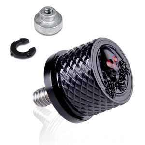 Sresk Rear Fender Seat Bolt Screw 1/4-20 Thread for Harley (Black Kit)