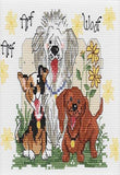 Janlynn 380204Piece Suzys Zoo Dogs of Duckport Mini Counted Cross Stitch Kit, 7 by 5Inch