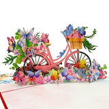 Greeting Cards Hummingbird Flower, Forever Flower Bouquet 3D Pop Up Birthday Gifts for Women Wife Mom Daughter Sister Aunt Grand