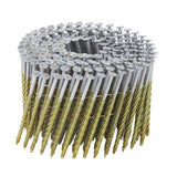 BOSTITCH Framing Nails, Wire Collated Coil, Thickcoat Galvanized, Round Head, 15-Degree, Screw Shank, 3-Inch x .120-Inch, 2700-P