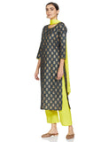 Gosriki Women'S Pure Cotton Straight Kurta With Palazzo & Dupatta (Kpzd-Cot-10002-Blue_M-Go_Blue_Medium),Blue,,B09LS8JRG3