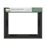 MCS Canvas Float Frames 11x14 Frame, Black Frame for Finished Canvases, Vertical & Horizontal Wall Hanging Large Frame with Adhe