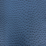 Fashion Fabrics LLC Saratoga Ostrich Fauc Leather Vinyl Fabric - Sold by The Yard (Cobalt Blue)
