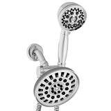 Waterpik 7Mode 2in1 Dual Shower Head System with 5Foot Hose and PowerPulse Therapeutic Massage, Chrome, XAT133E643E