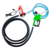 ??????4 NEW 110V Fuel Transfer Pump,Diesel Transfer Pump with Filter,Fuel Transfer Hose and Auto Fuel Nozzle for Diesel, Kerosen