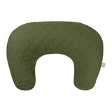 Boppy Nursing Pillow with Luxe Fabric Cover, Quilted Moss, Larger, More Supportive Pillow for Breastfeeding and Bottle Feeding; 