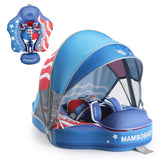 Mambobaby FLOAT Deluxe Baby Swimming Float: Safe & Comfortable Swim Trainer for Infants & Toddlers, Non-Inflatable Design, UV Pr