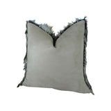 Plutus Brands Plutus Siberain Husky Handmade Throw Pillow, 24 X 24, Gray White Black