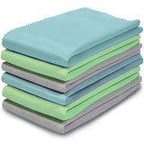 6 Pack Guitar Cloths, 12x12 Microfiber Flute Cleaning Cloth for Musical Instruments Polishing & Cleaning Cloths for Guitar Flute