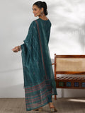 Libas Women'S Silk Blend Kurta Set (49229_Teal Green Teal Green 2Xl
