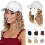 Hairro Hat With Hair Attached Synthetic Baseball Ball Cap Hair Wig 8 190g #24H613