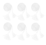 UIALECG 6 Pieces Graduation Cords,White Honor Cords,68 Inch