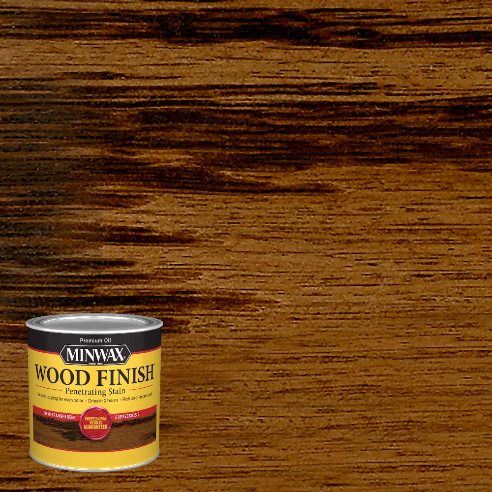 1/2 Pt Minwax 273 Espresso Wood Finish Oil-Based Wood Stain