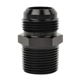EVIL ENERGY 16AN Male Flare to 1 NPT Fitting Adapter Straight Aluminum Black