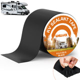 WELLUCK Butyl Sealant Tape, 6 Inch X 50 Foot RV Roof Tape Sealant Roofing Tape Black, Waterproof &UV RV Tape for Roof Camper Tra