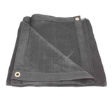 Mytee Products 10'x26' Black 70% Shade Mesh Tarp for Outdoor w/Grommets - 6 Oz Extra Durable Heavy Duty Mesh Tarps for Dump Truc