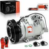 A-Premium A/C Compressor with Clutch Compatible with Honda Accord 2003-2007, Odyssey 2005-2007, Pilot 2005-2008, Ridgeline & Acu