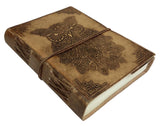 Purpledip Leather Journal OwlS Wisdom: Handmade Paper Diary For Corporate Gift Or Personal Memoir (11738)