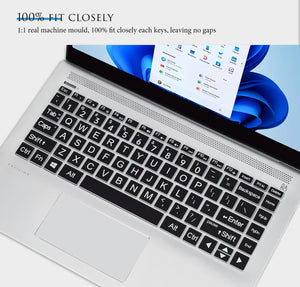 Keyboard Cover Skin for 14 inch HP Pavilion x360 14 14-FQ/DQ/DK/DH/DS/DF/CF/CD/BA/BF/BW Series 14-dk1013dx/dk1003dx/dk0002dx 14-