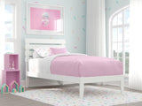 AFI, Oxford Twin Platform Bed, White