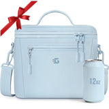 GLORIEROO Insulated Lunch Box Bag Women - Waterproof Leakproof Lightweight Reusable Cooler for Work Picnic