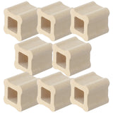 Nuanchu 8 Pack 1 x 1 Inch Kiln Post High Alumina Kiln Posts Square Ceramic Shelf Supports for High Temperature Kilns Sturdy Firi